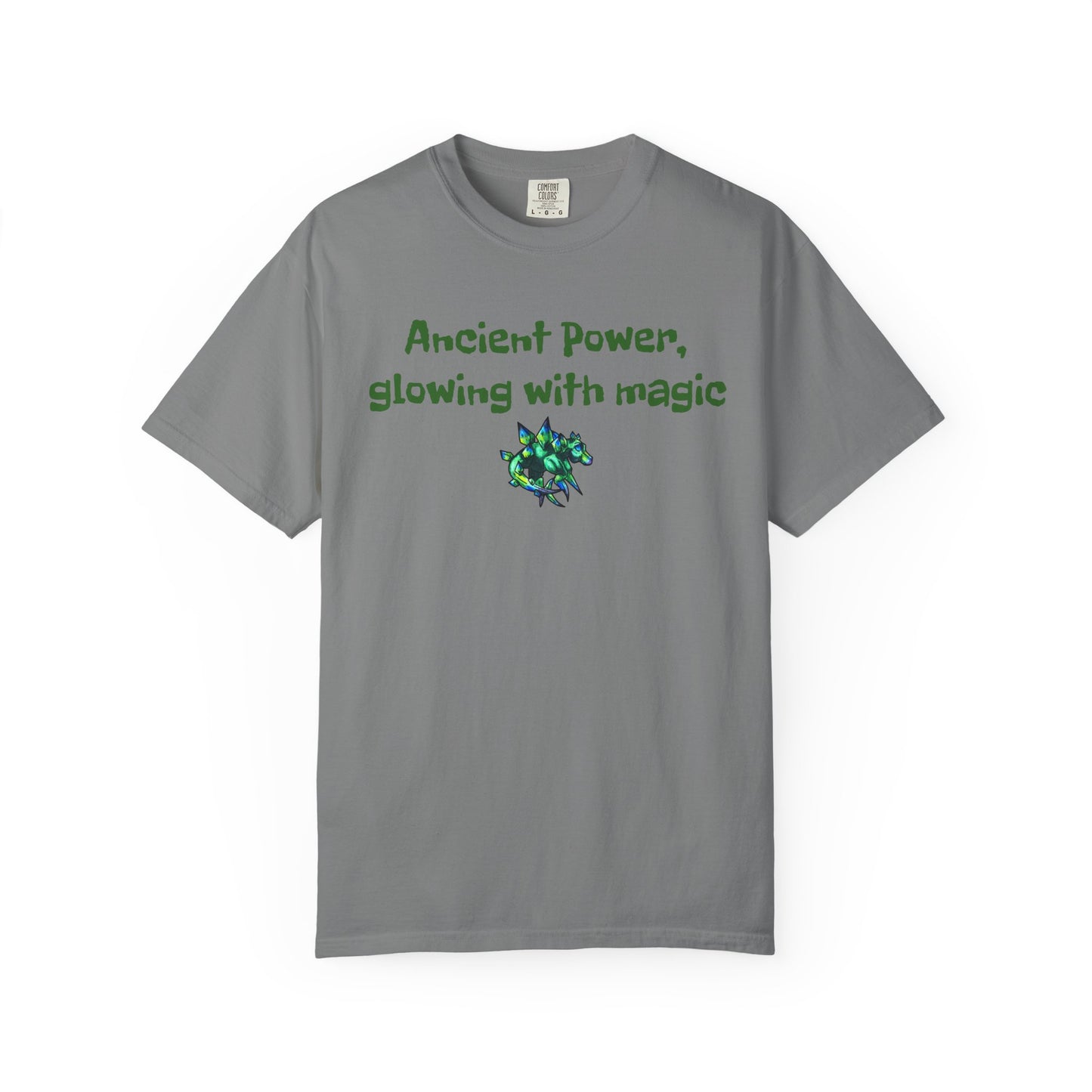 Chibi Arith the Stegosaurus-Ancient Power- Chibi Dinosaur Art- Prehistoric Creature- T- Shirt
