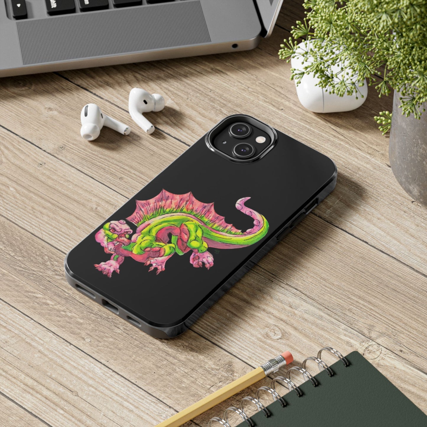 Cutesy Dimetrodon Jump Tough Phone Cases