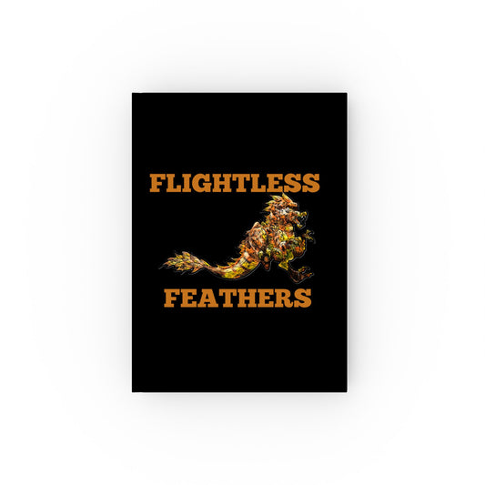 Caena the Raptor Flightless Feathers Hard Backed Journal