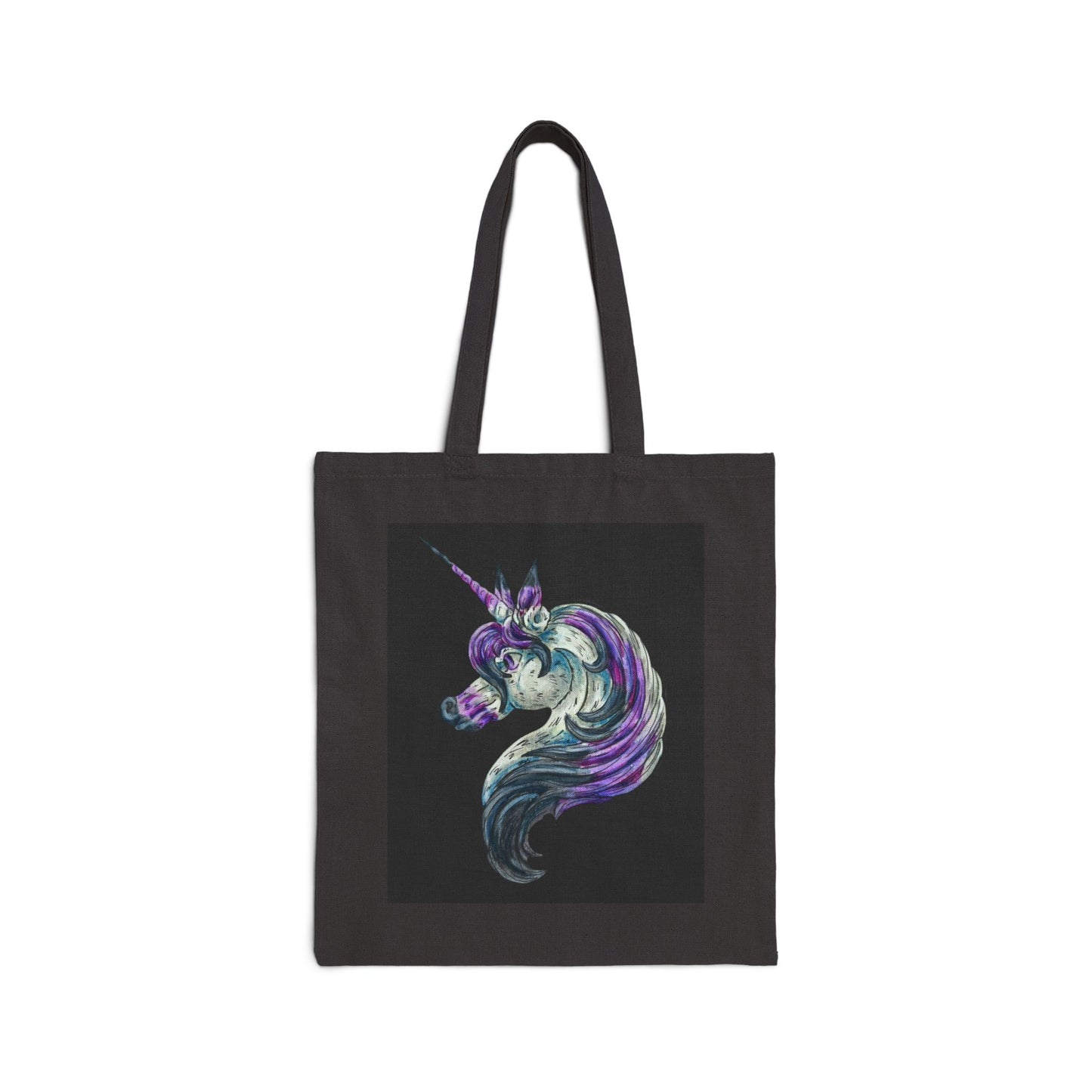 Unicorn Cotton Canvas Tote Bag
