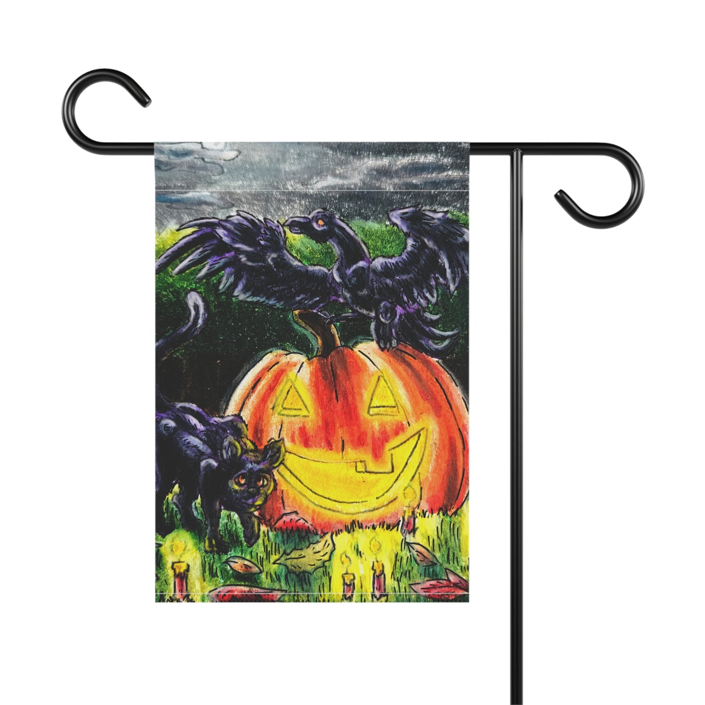 Halloween Garden & House Banner