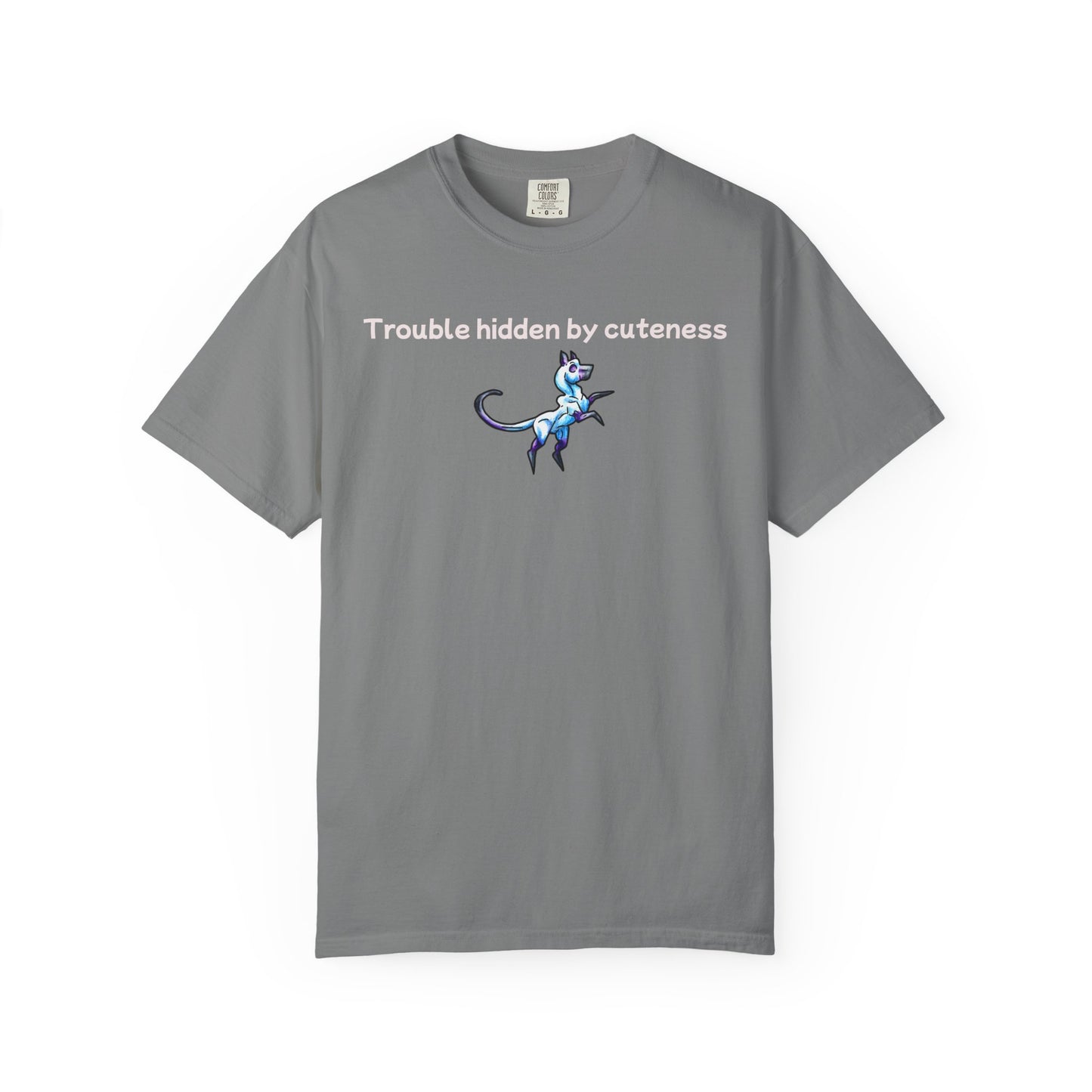 Chibi Slictine the Cat- trouble- Fantasy Cat- Cute Creature Art- Nature Animal- T Shirt