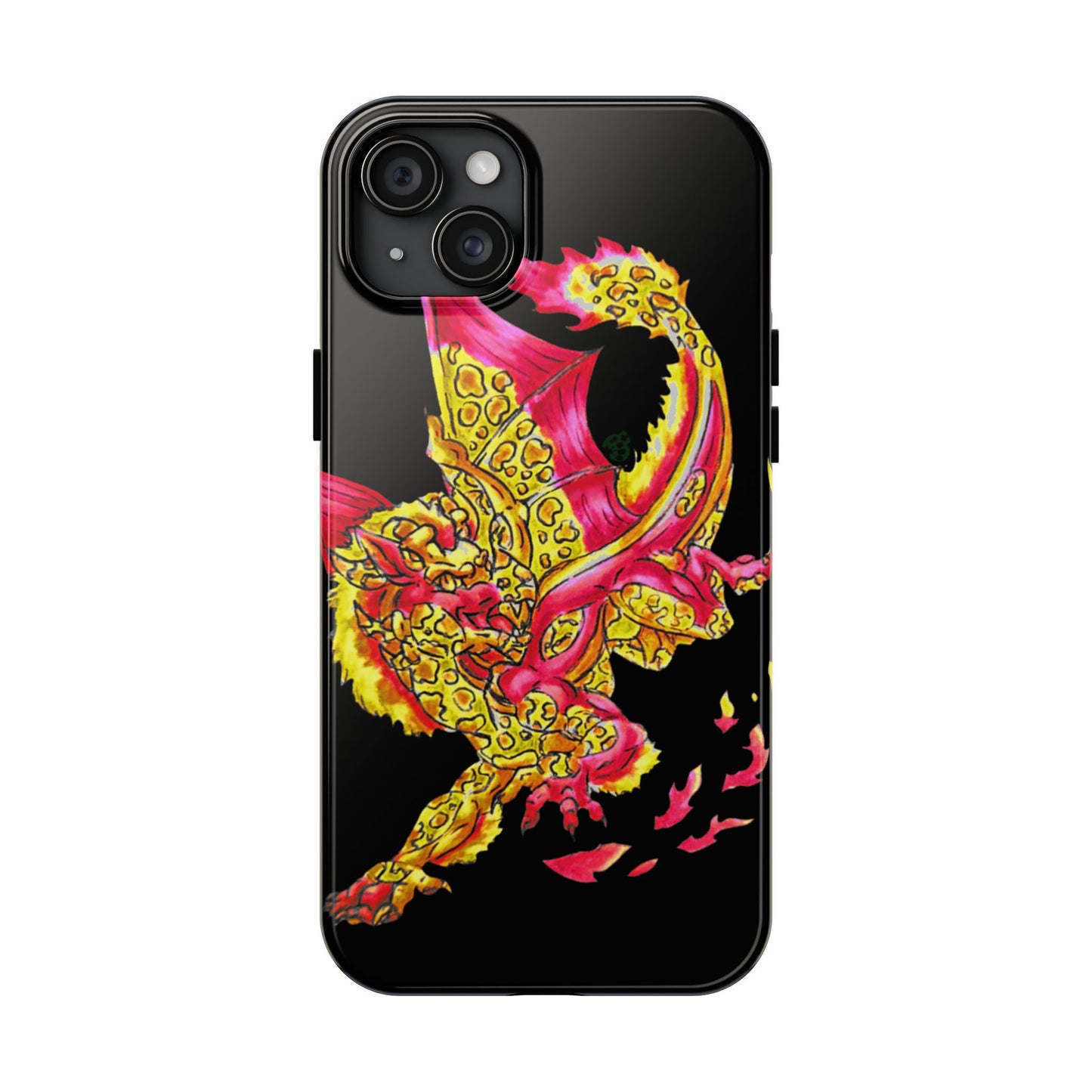 Cutesy Fire Dragon Fly Tough Phone Cases