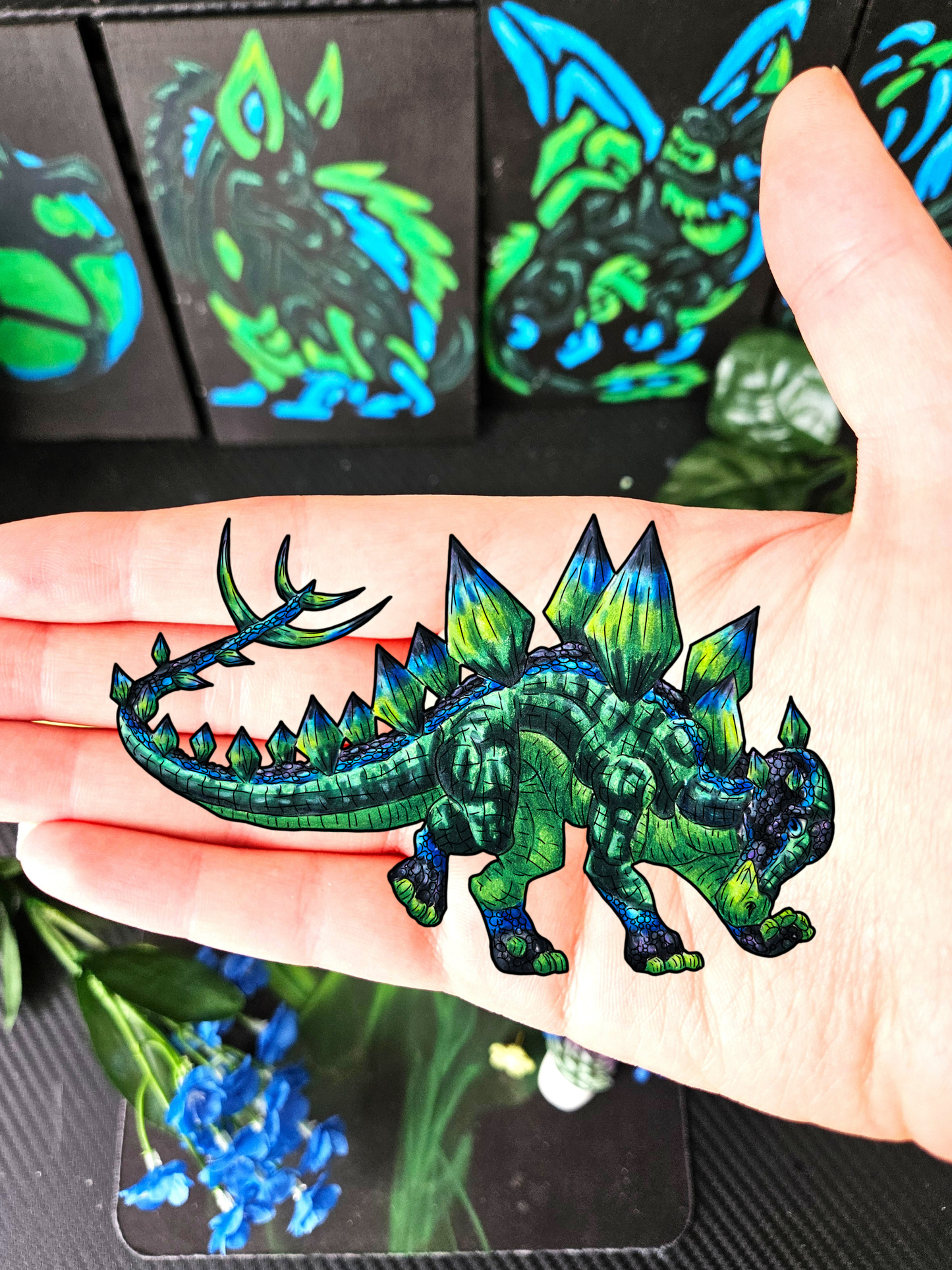 Arith the Stegosaurus Body Sticker
