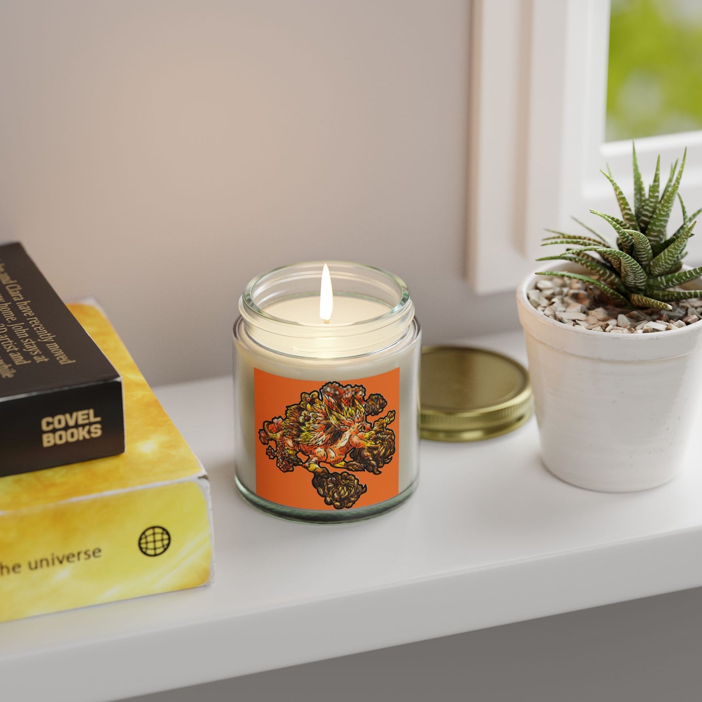 Aster the Fall Hedgehog Scented Candle