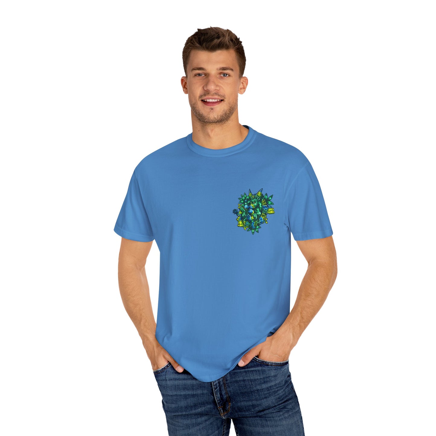 Clover the Hedgehog Unisex Garment-Dyed T-shirt