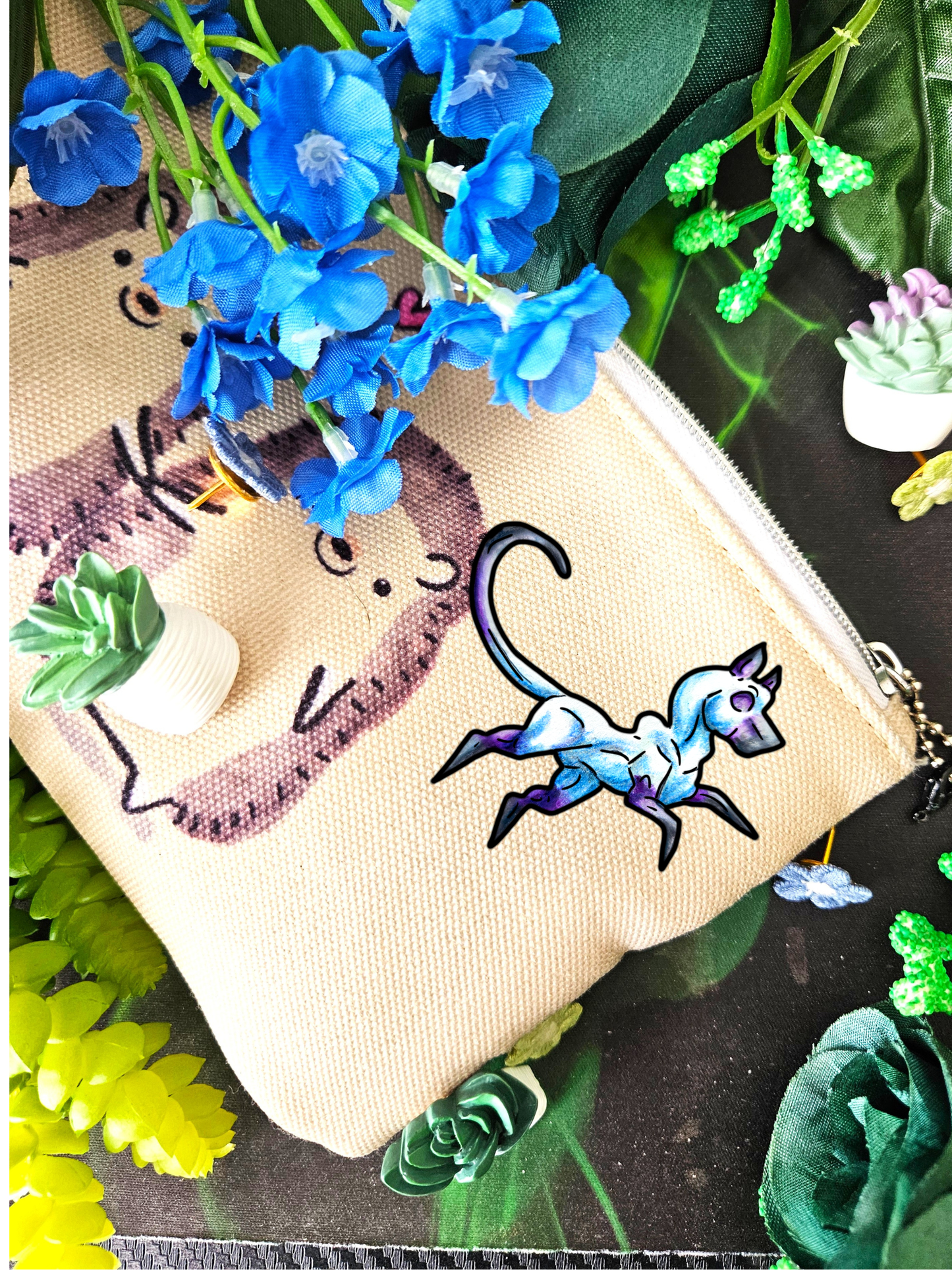 Chibi Slictine the Cat- Fantasy Cat- Cute Creature Art- Nature Animal- 3pk Pins
