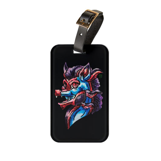 Cutesy January Dragon Head Luggage Tag