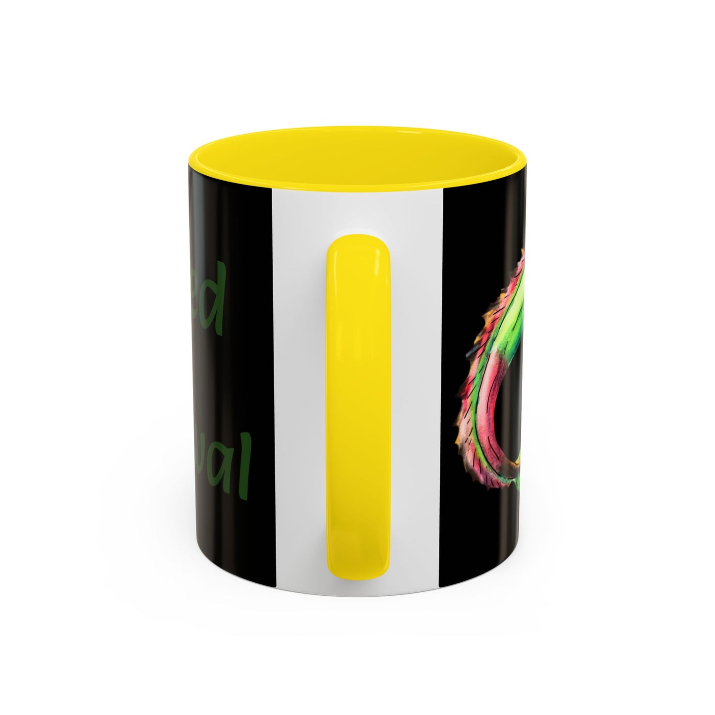 Chibi Spring Dragon- Rooted in Renewal - Fantasy Nature- Mythical Creature- Forest Guardian Art - Dragon Lover Gift Coffee Mug