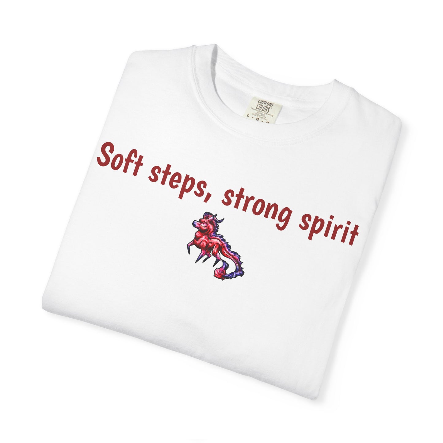 Chibi Myer the Kirin- Soft steps, strong spirit T-shirt- Fantasy Nature- Mythical Creature- Kirin Lover Gift - Shirt