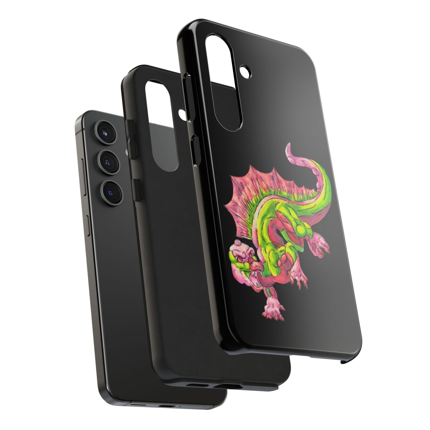 Cutesy Dimetrodon Jump Tough Phone Cases