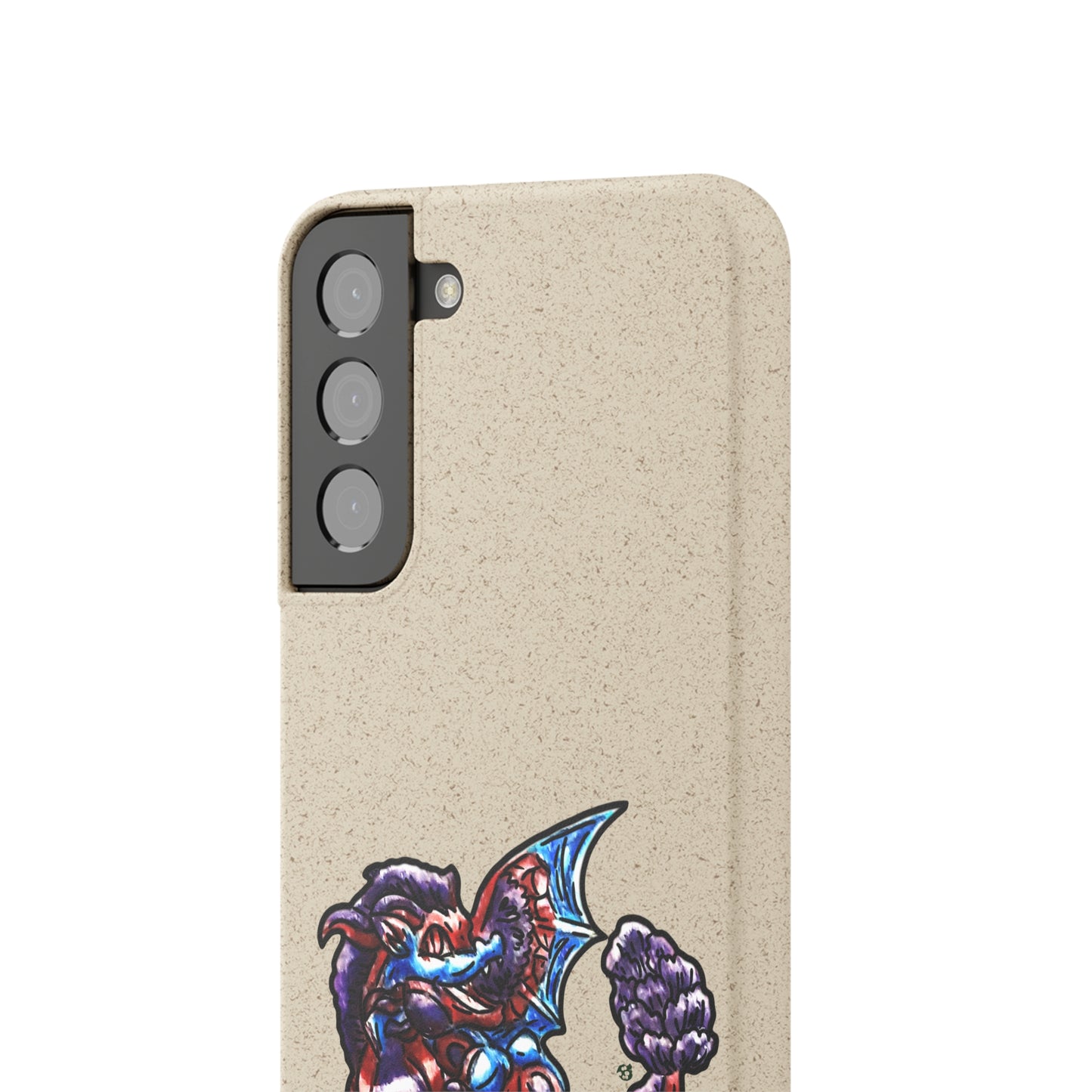 Cutesy January Dragon Twirl Biodegradable Cases