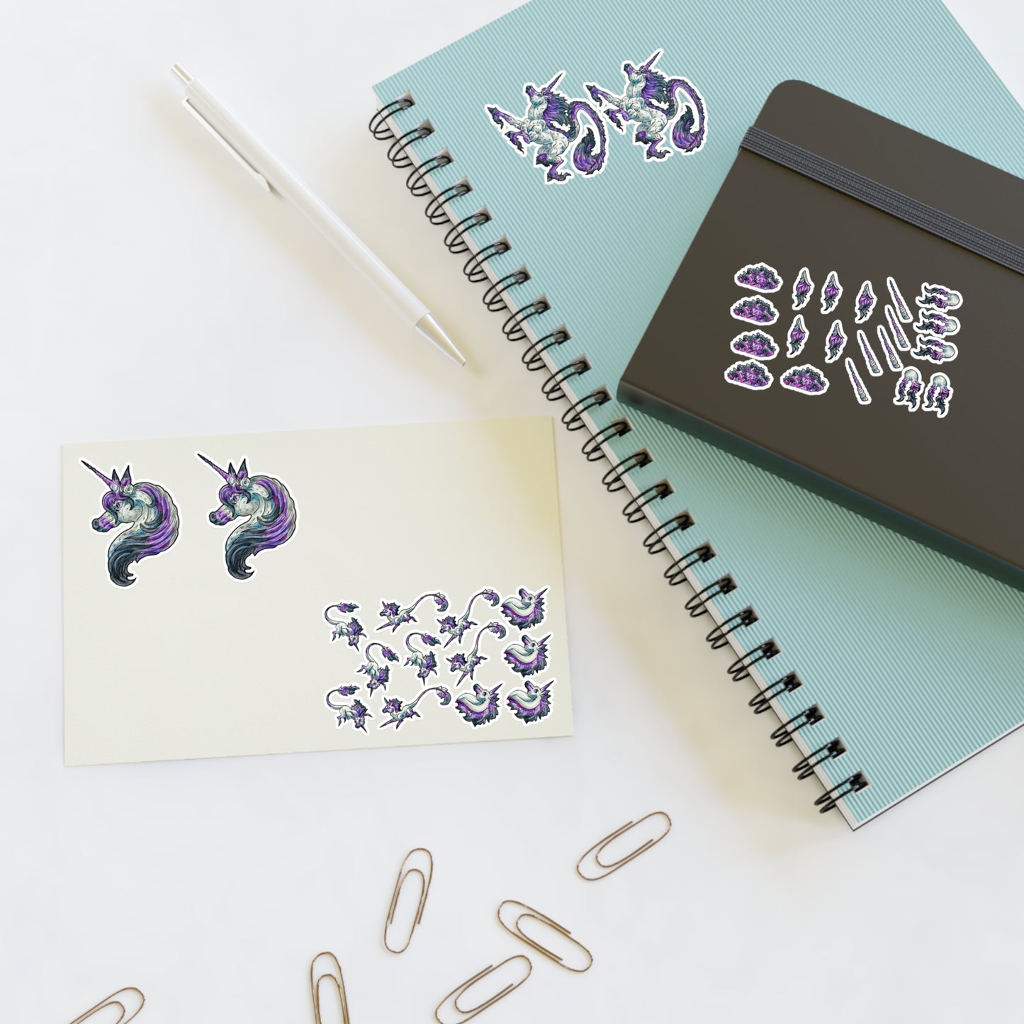 Unicorn Sticker Sheets 6"x4"