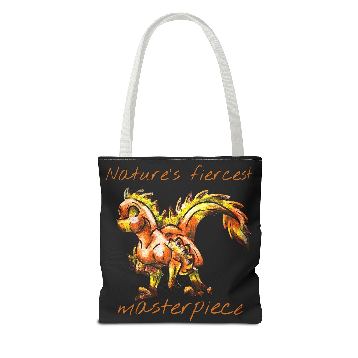 Chibi Caena the Raptor- Dinosaur art- Prehistoric- Two-toned Tote Bag