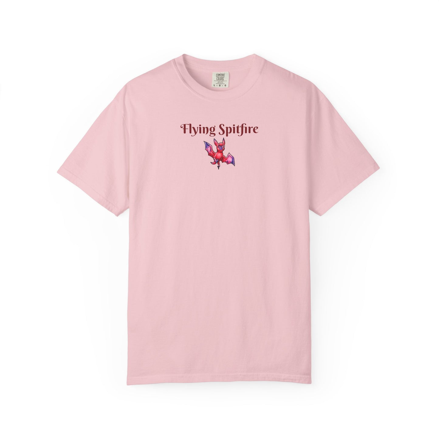 Chibi Myra the Bat- Flying Spitfire- Chibi Bat- Cute Animal -T-shirt