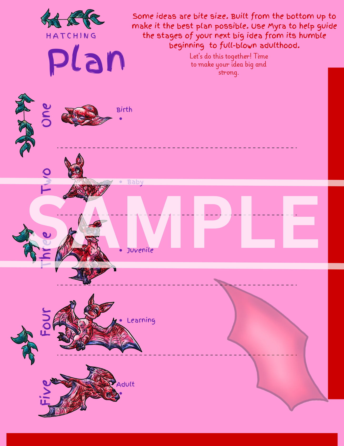 DIGITAL DOWNLOAD Myra Monthly Planner