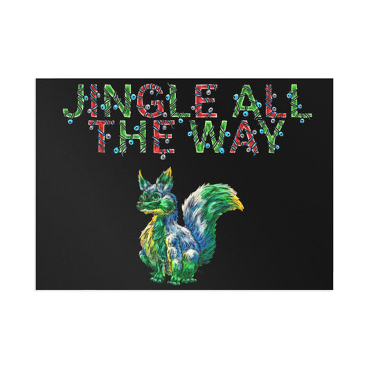 Jingle the Fox Fine Art Postcards