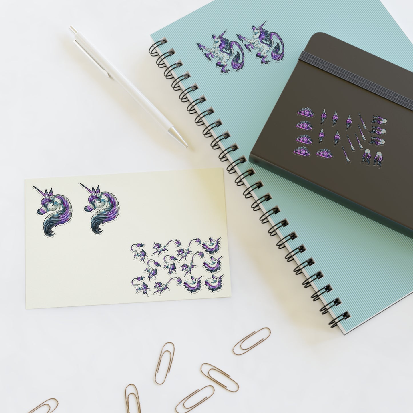 Unicorn Sticker Sheets 6"x4"