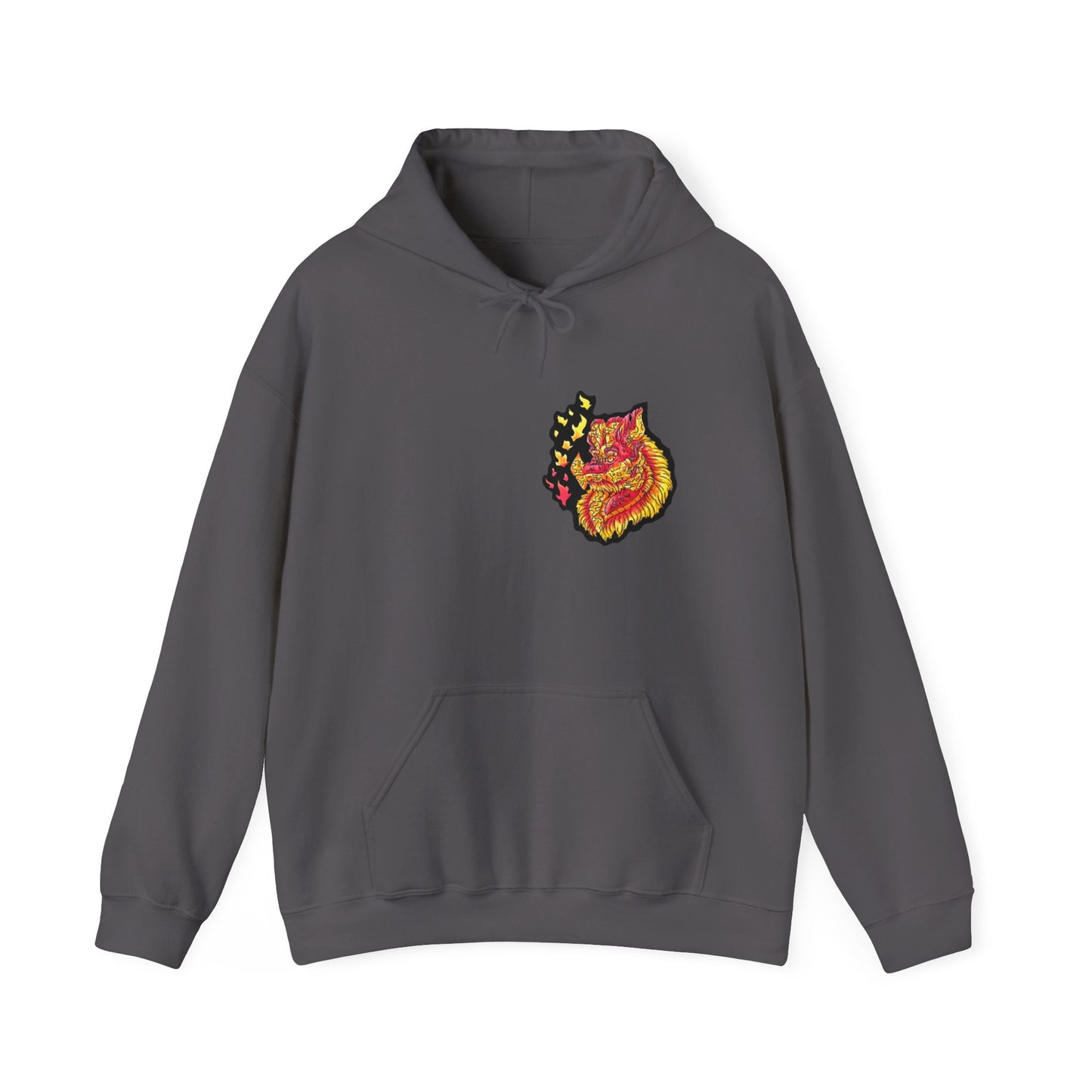 Fire Dragon Head Unisex Heavy Blend™ Hooded Sweatshirt