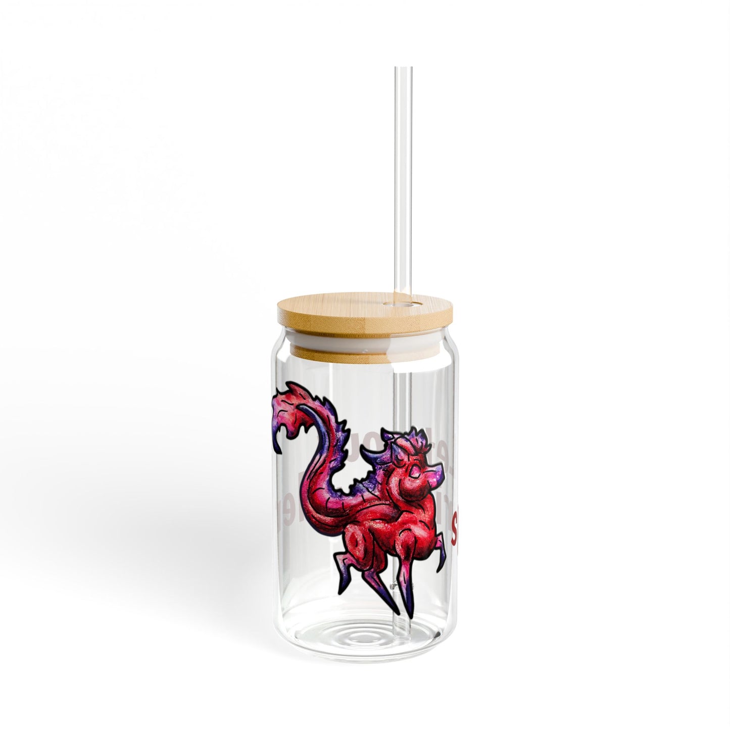 Myer the Kirin-Let your spirit wander- Chibi Kirin- Cute Animal - Sipper Glass, 16oz