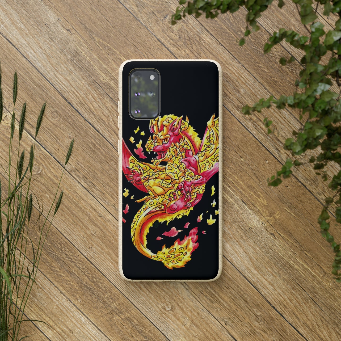 Cutesy Fire Dragon Float Biodegradable Cases