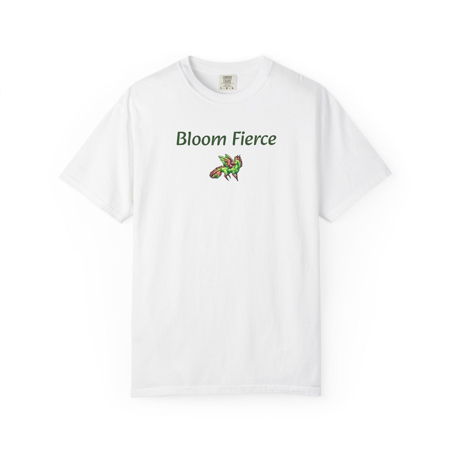 Chibi Spring Dragon- Bloom Fierce T-shirt- Fantasy Nature- Mythical Creature- Forest Guardian Art - Dragon Lover Gift - Shirt