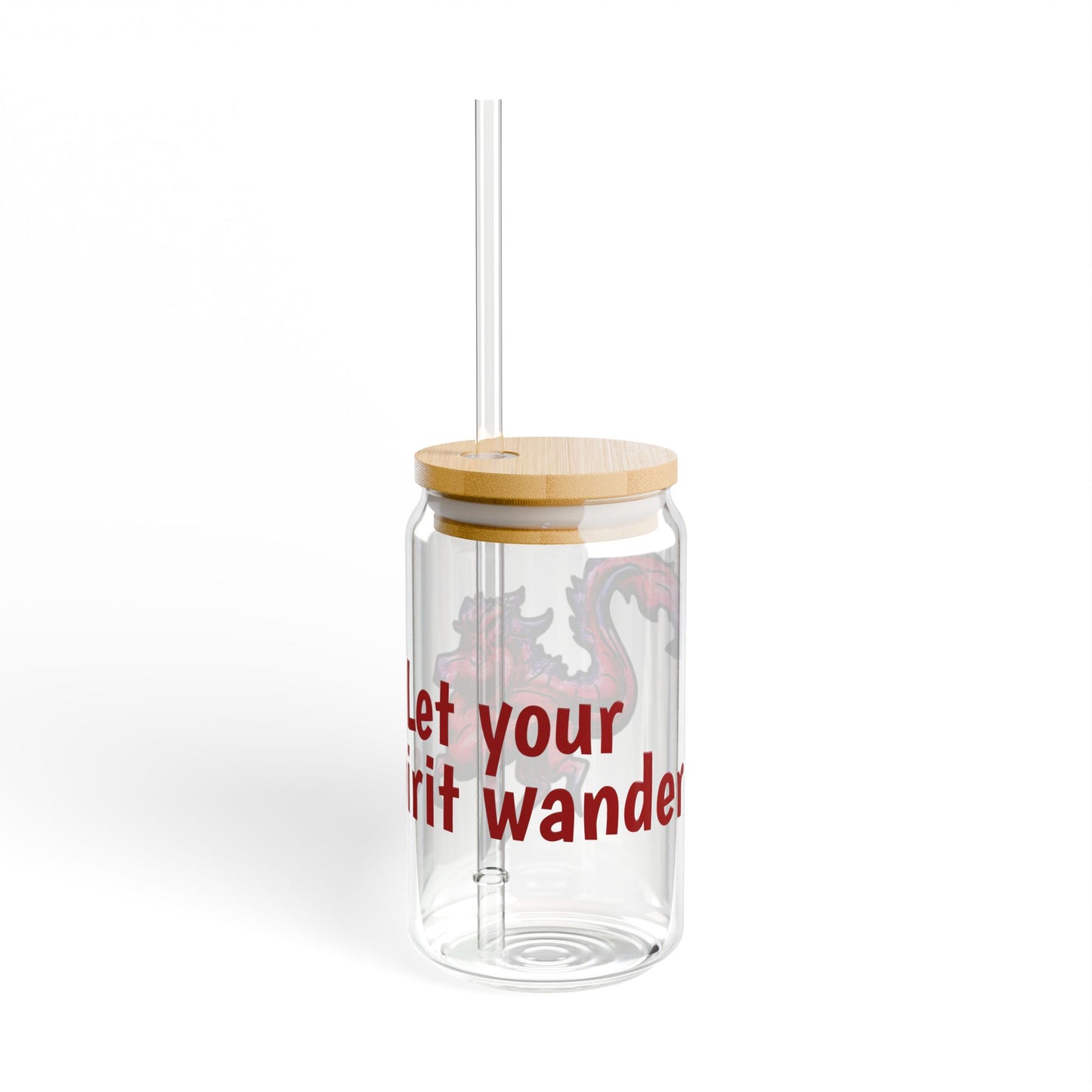 Myer the Kirin-Let your spirit wander- Chibi Kirin- Cute Animal - Sipper Glass, 16oz