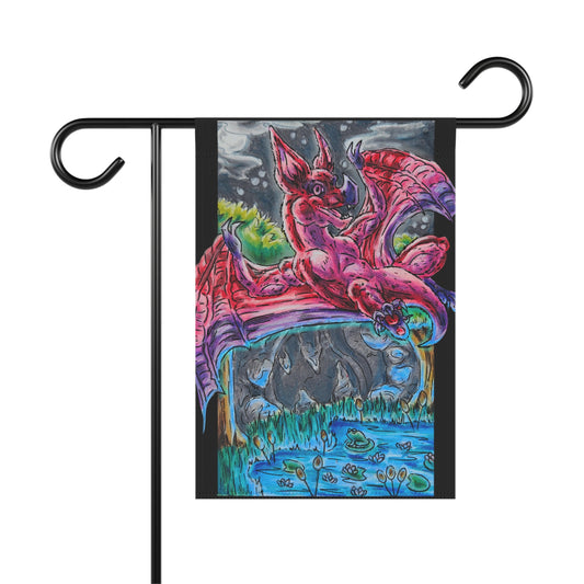 Myra the Bat Garden & House Banner
