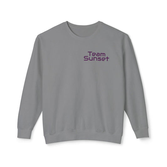 Team Sunset Hippocampus- Vibrant Ocean Fantasy Art- Marine Fantasy Illustration- Fantasy Ocean Art- Unisex Crewneck