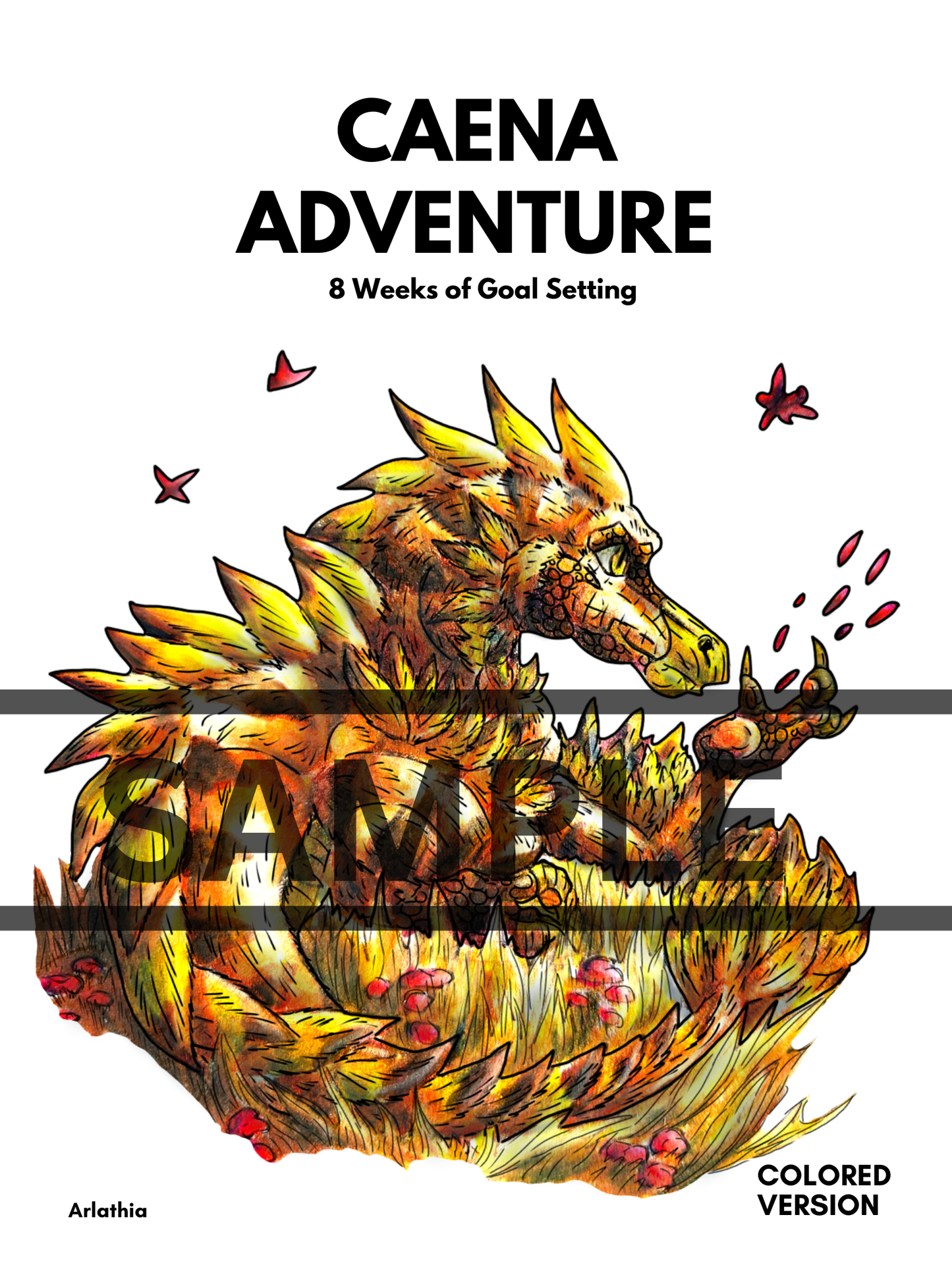 Caena Adventure DIGITAL DOWNLOAD Colored Version