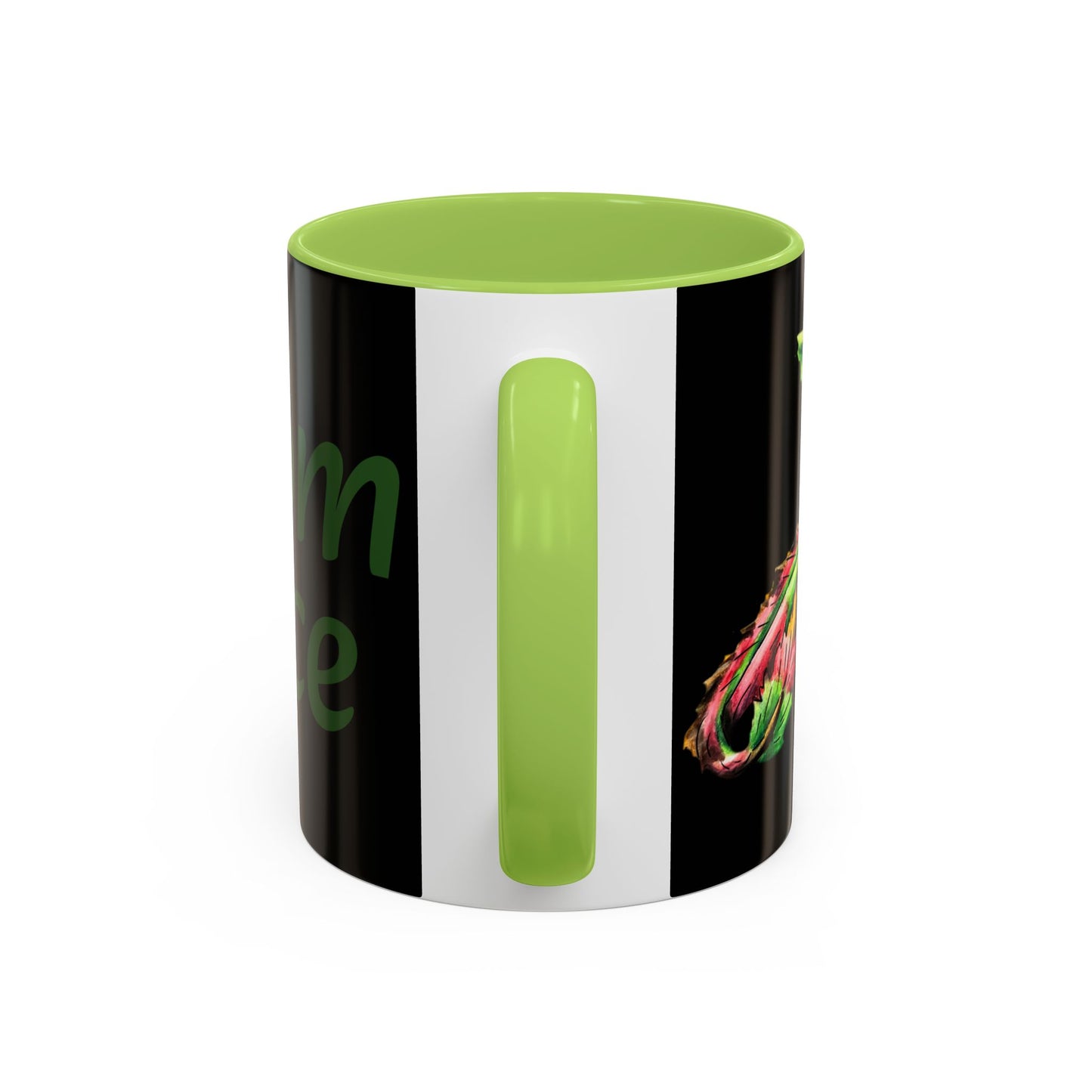 Chibi Spring Dragon- Bloom Fierce - Fantasy Nature- Mythical Creature- Forest Guardian Art - Dragon Lover Gift Coffee Mug