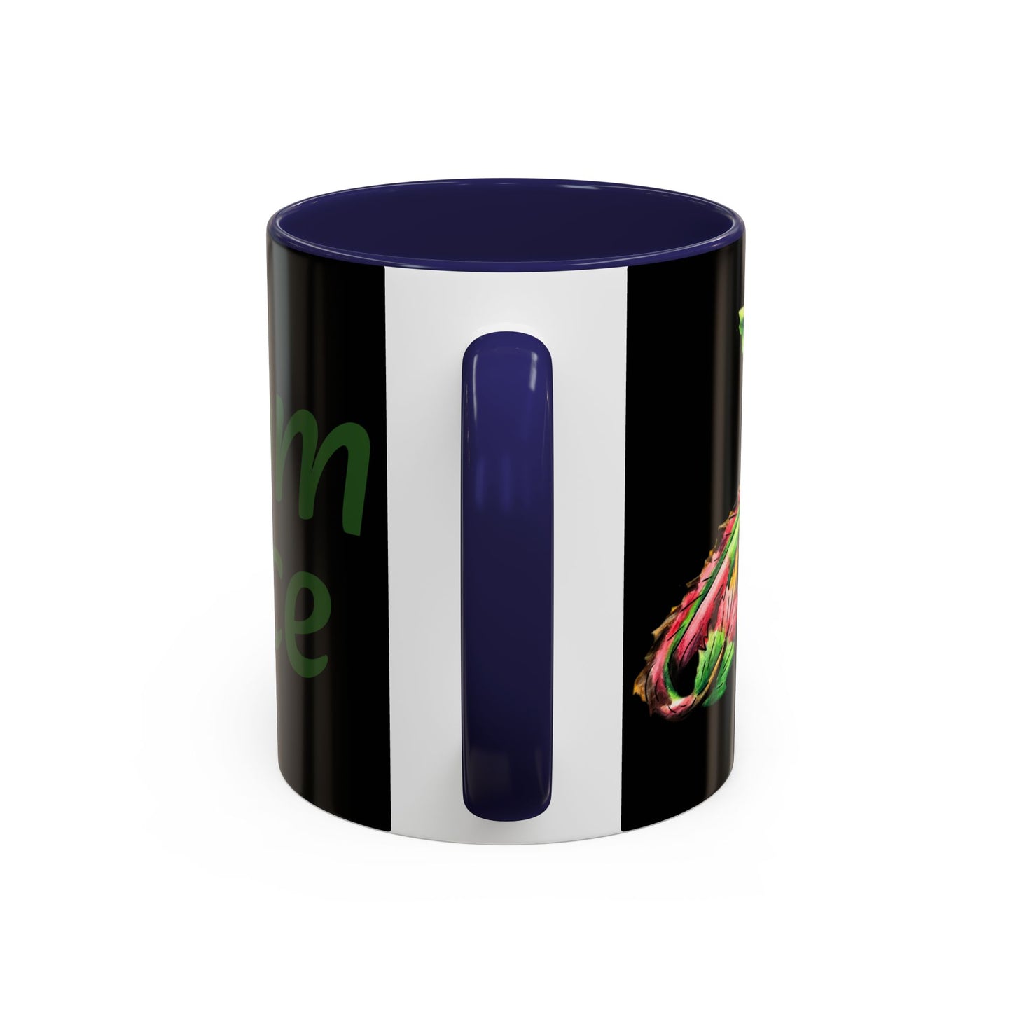 Chibi Spring Dragon- Bloom Fierce - Fantasy Nature- Mythical Creature- Forest Guardian Art - Dragon Lover Gift Coffee Mug