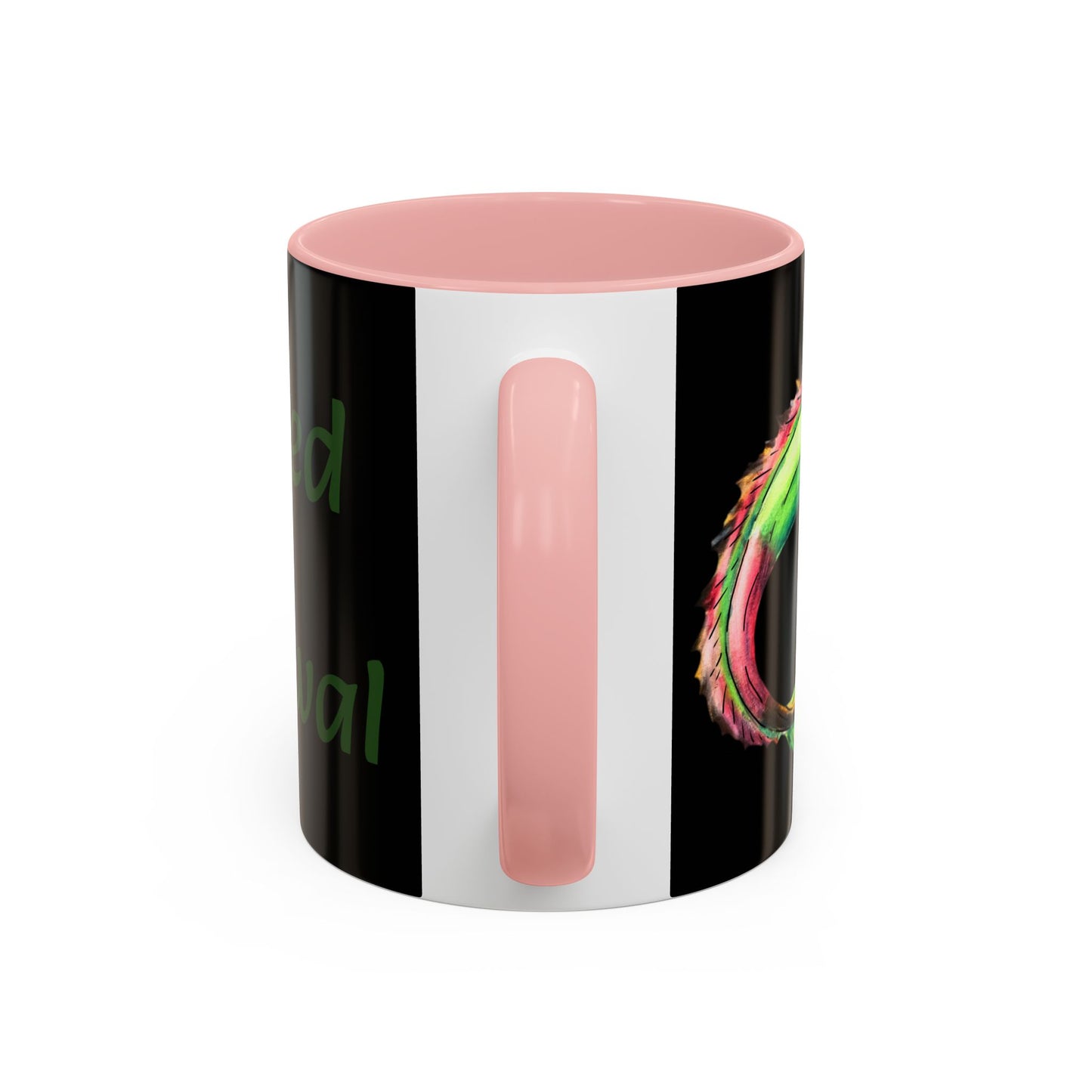 Chibi Spring Dragon- Rooted in Renewal - Fantasy Nature- Mythical Creature- Forest Guardian Art - Dragon Lover Gift Coffee Mug