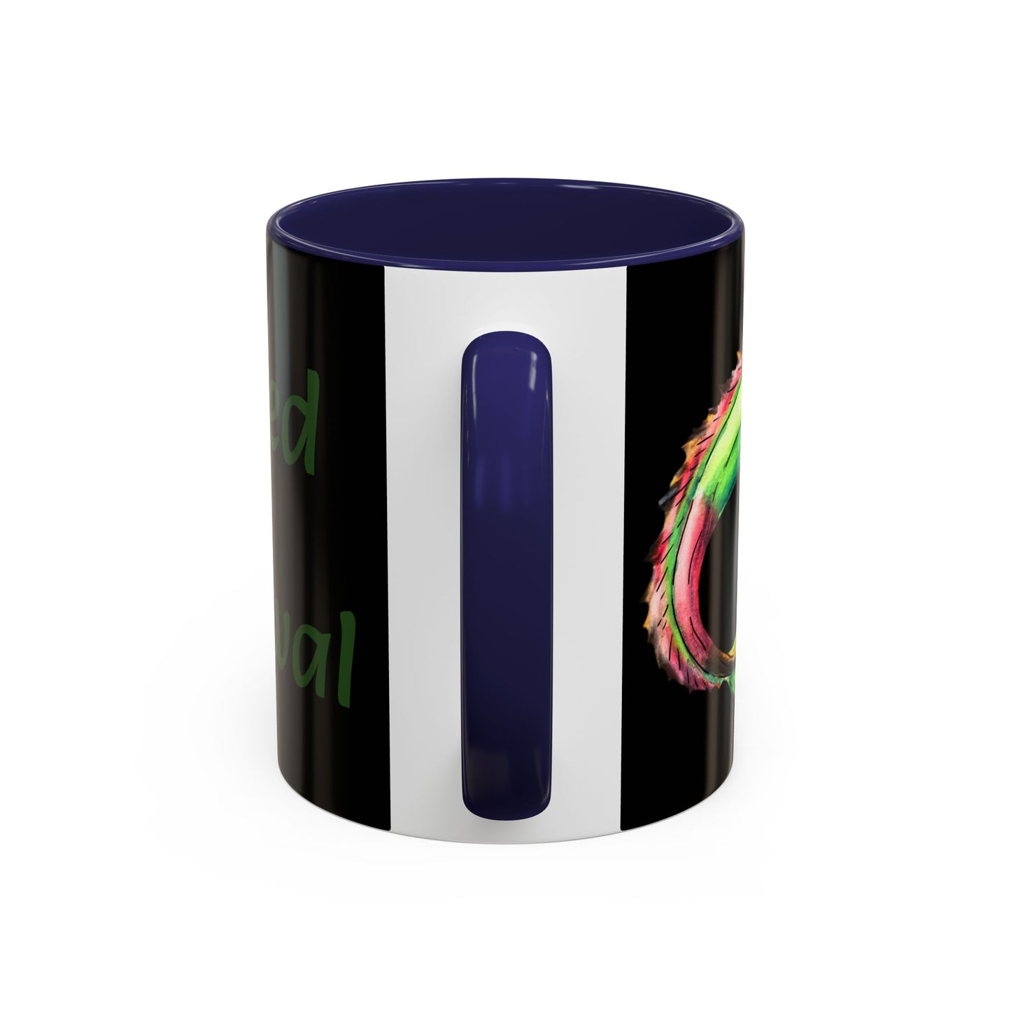 Chibi Spring Dragon- Rooted in Renewal - Fantasy Nature- Mythical Creature- Forest Guardian Art - Dragon Lover Gift Coffee Mug