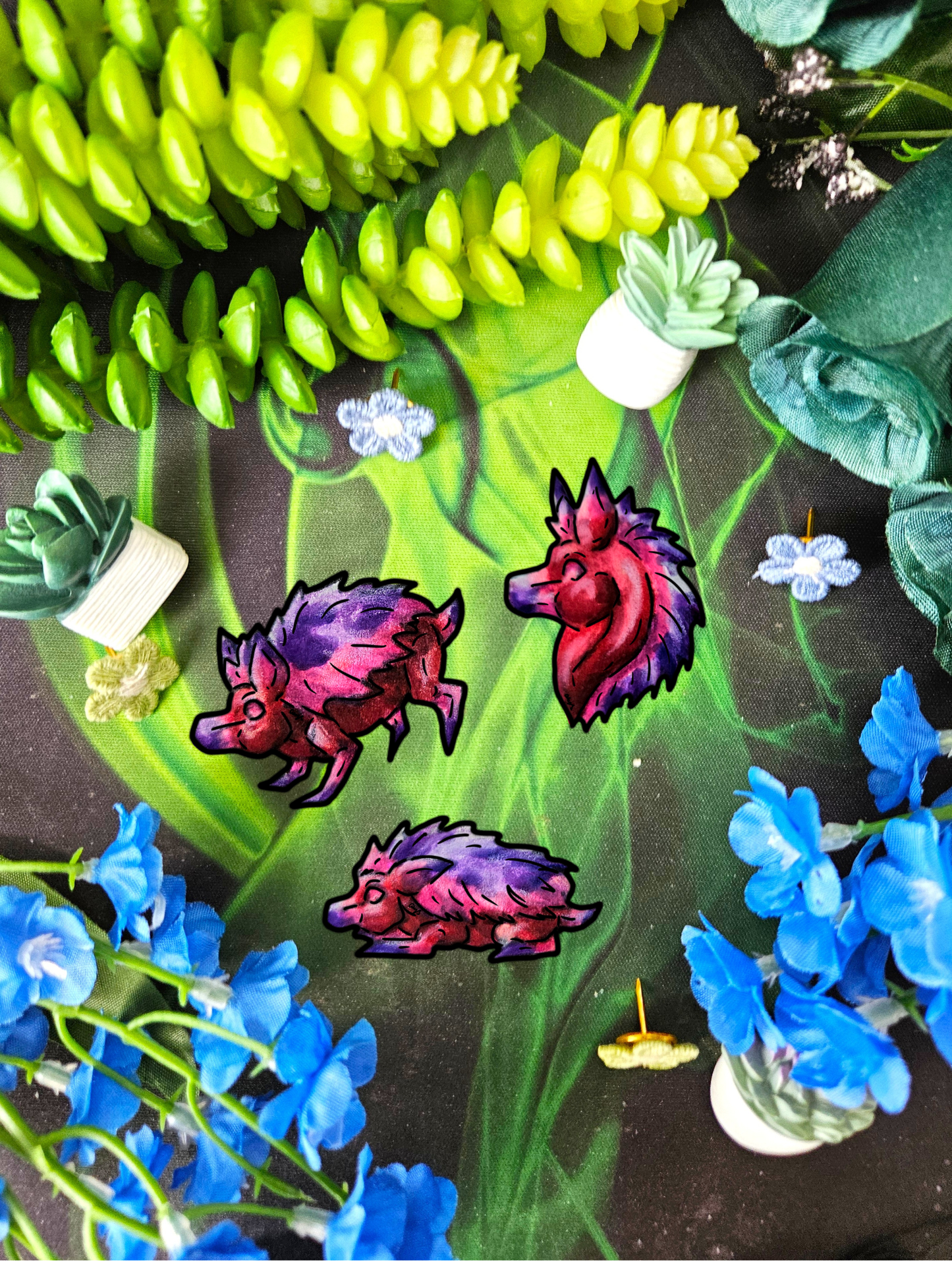 Multi pack Minis Azalea the Hedgehog Stickers
