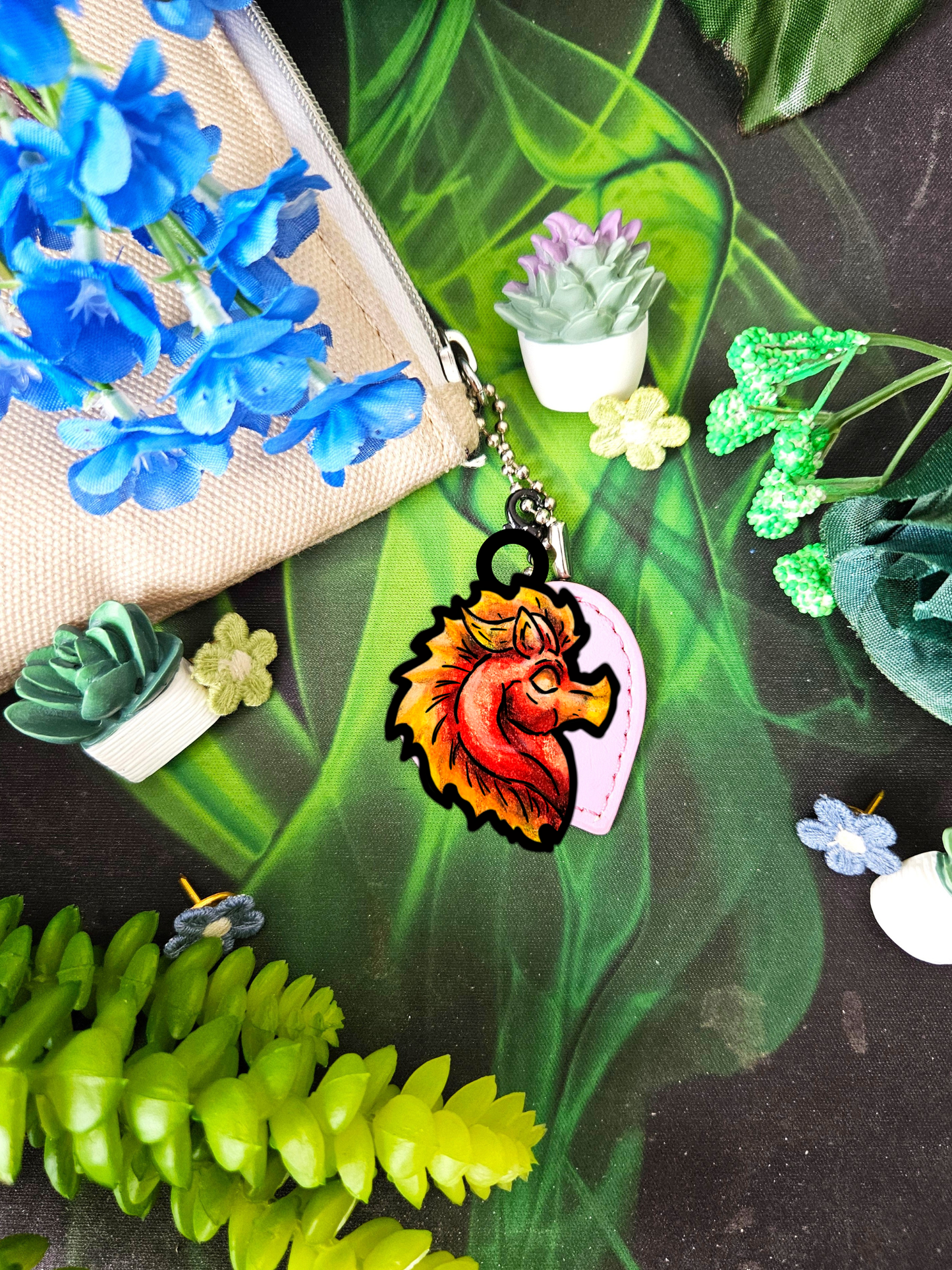 Chibis Fire Dragon Shrink Charms 3(pk)