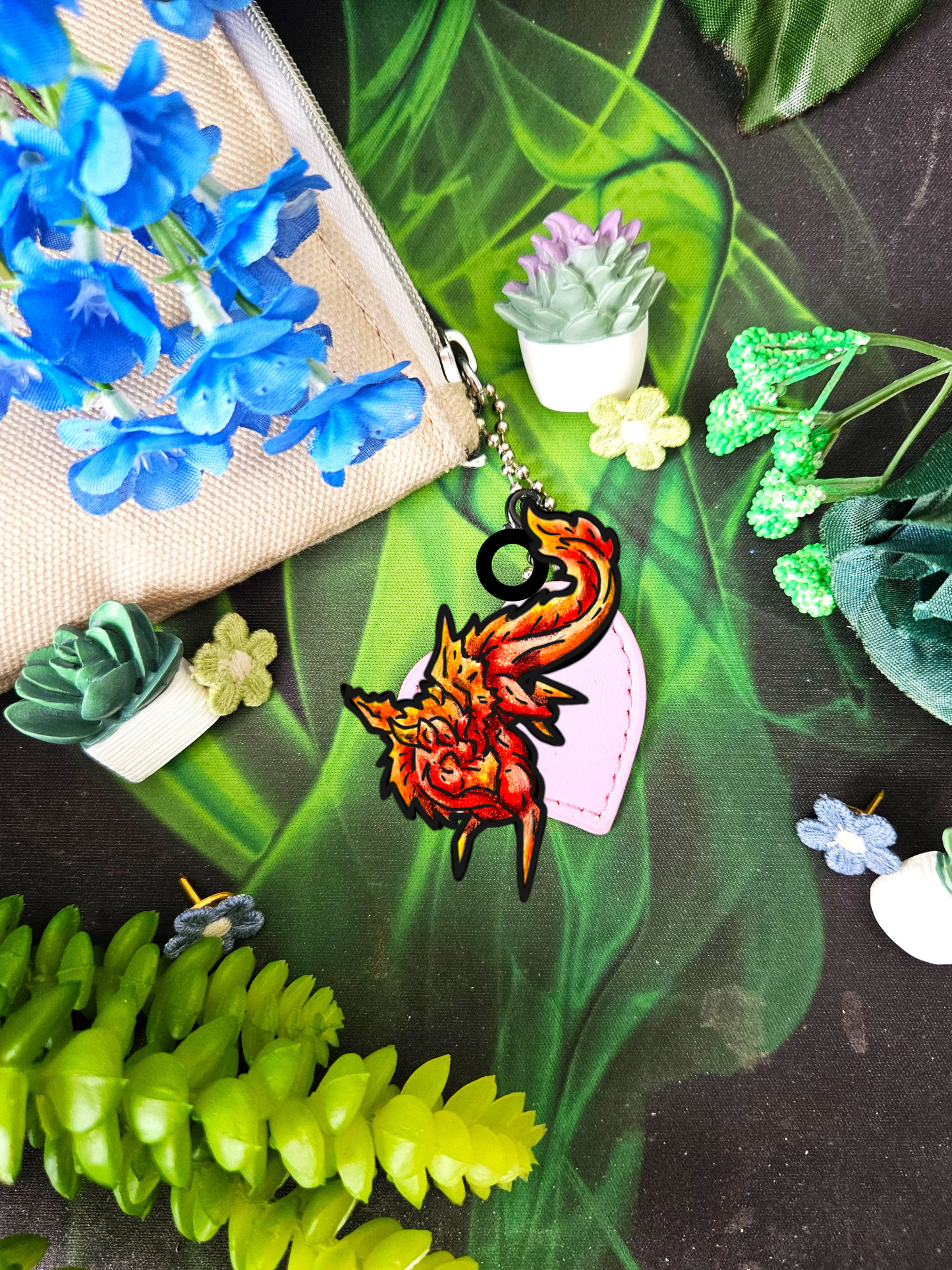 Chibis Fire Dragon Shrink Charms 3(pk)