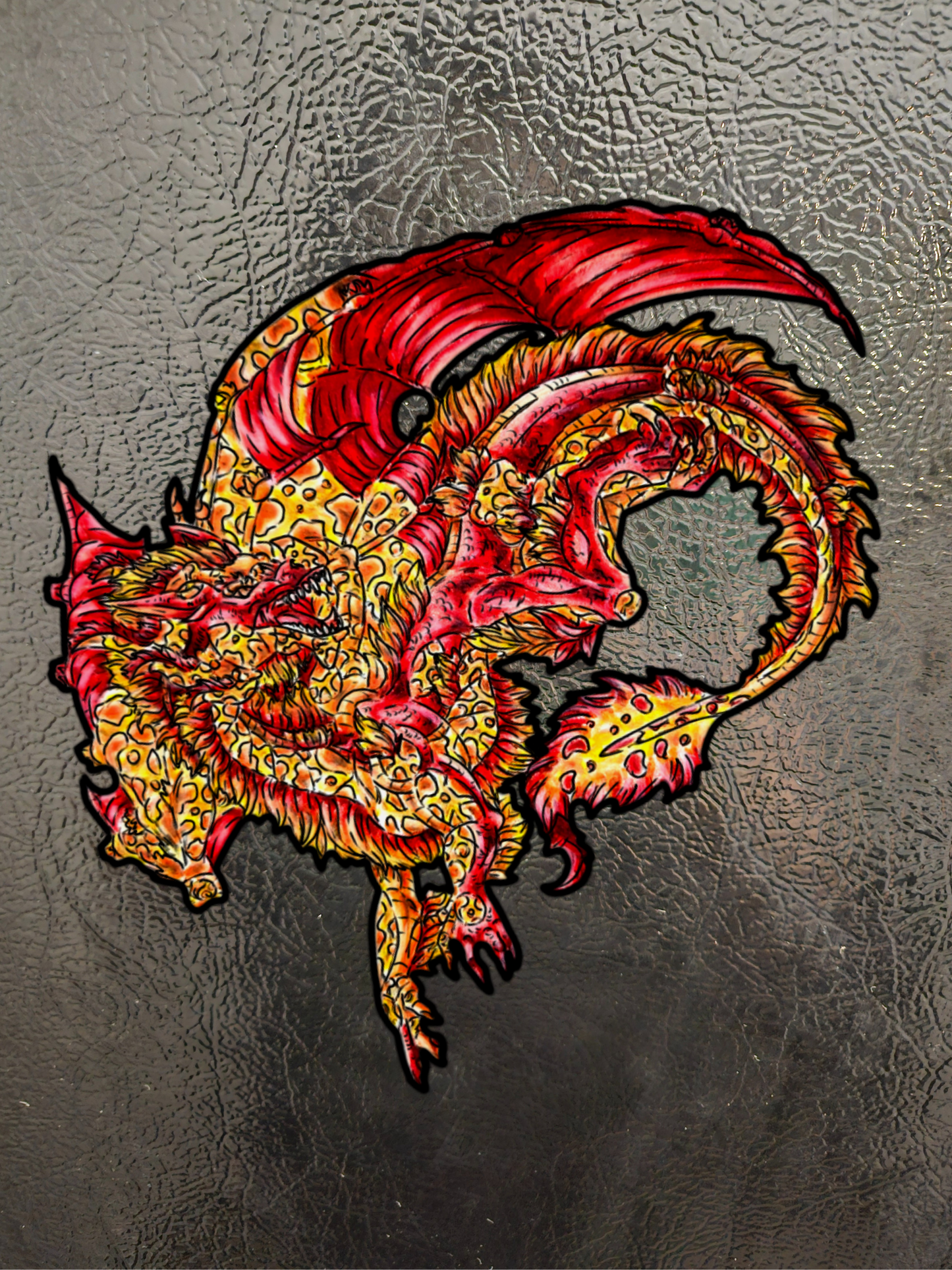 Fire Dragon Magnets 3pk