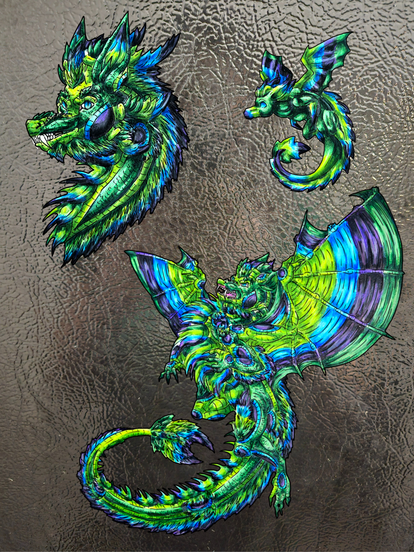 Arlith the Dragon Magnets (3pk)