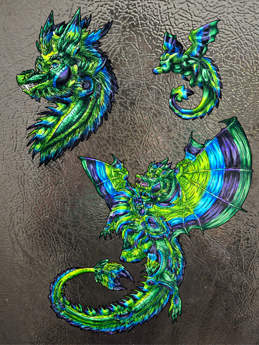 Arlith the Dragon Magnets (3pk)