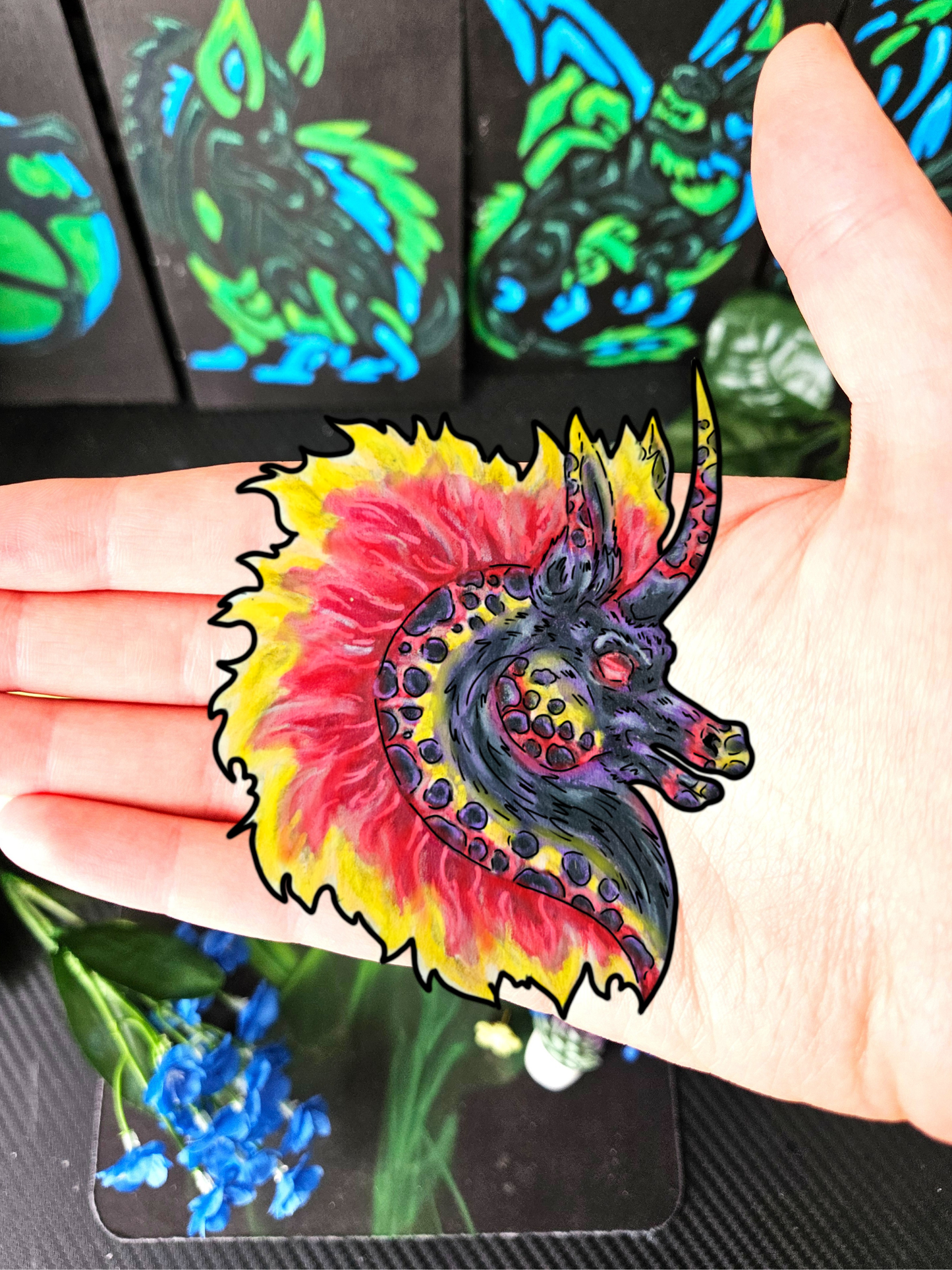 Nightmare Head Sticker