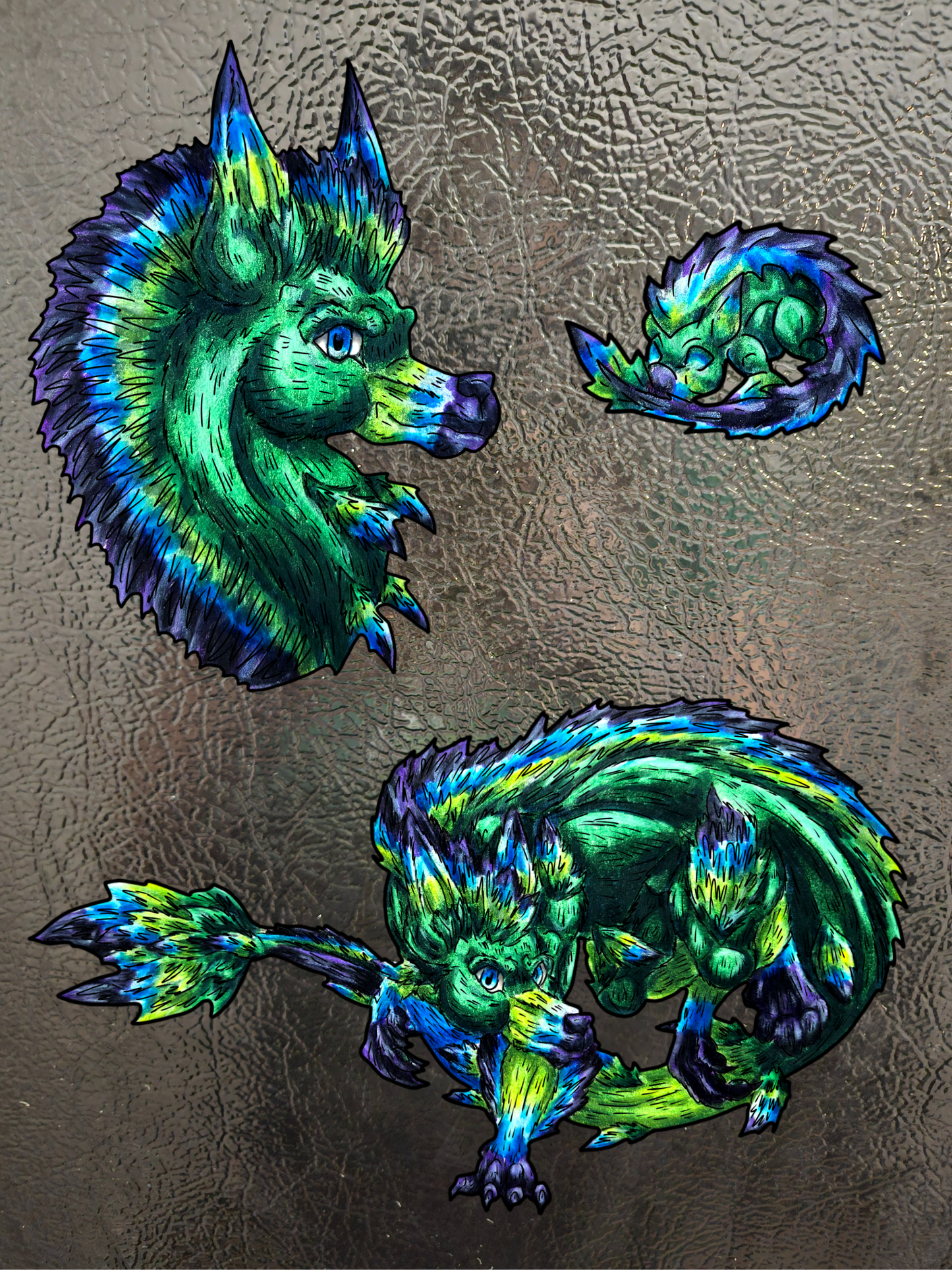 Arlathia the Hedgehog 3pk Magnets