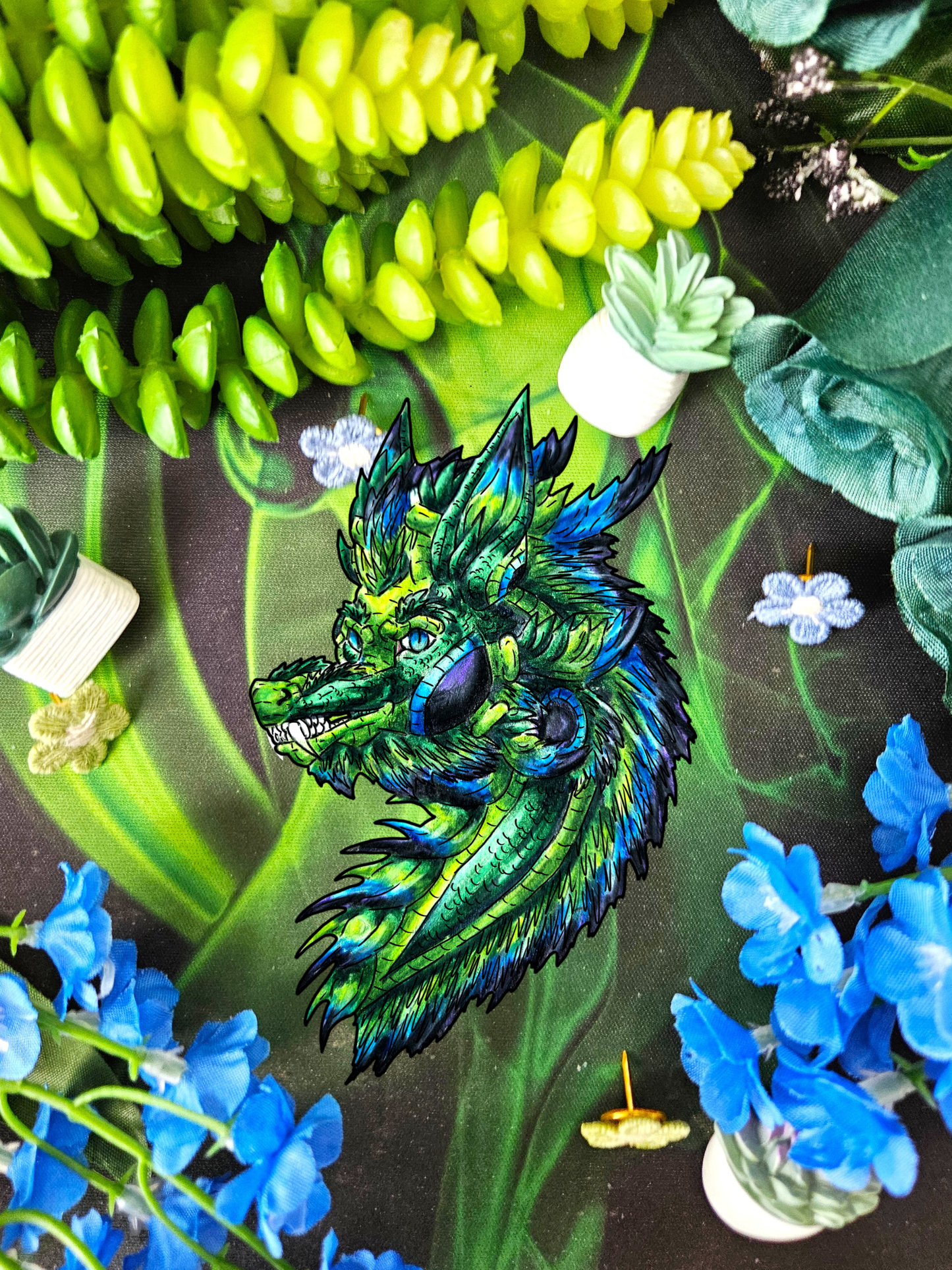 Arlith the Dragon Head Sticker