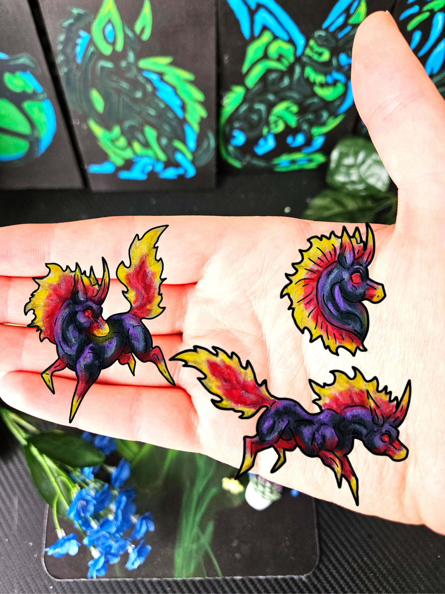 Chibi Nightmare Stickers (3pk)