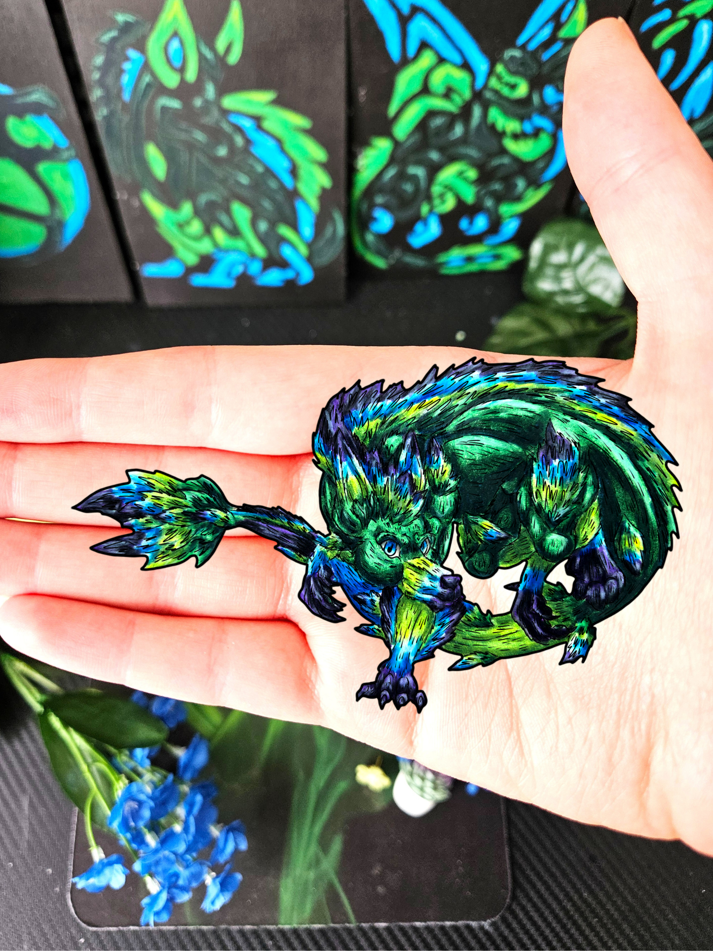 Arlathia the Hedgehog Body Sticker
