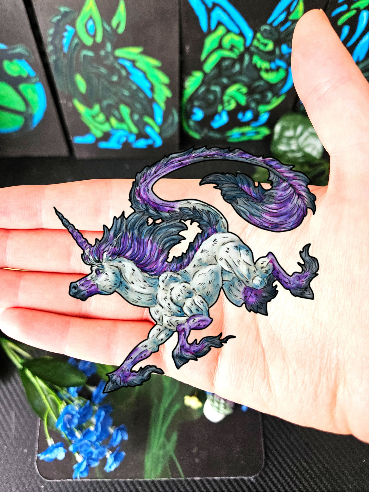 Unicorn Body Sticker