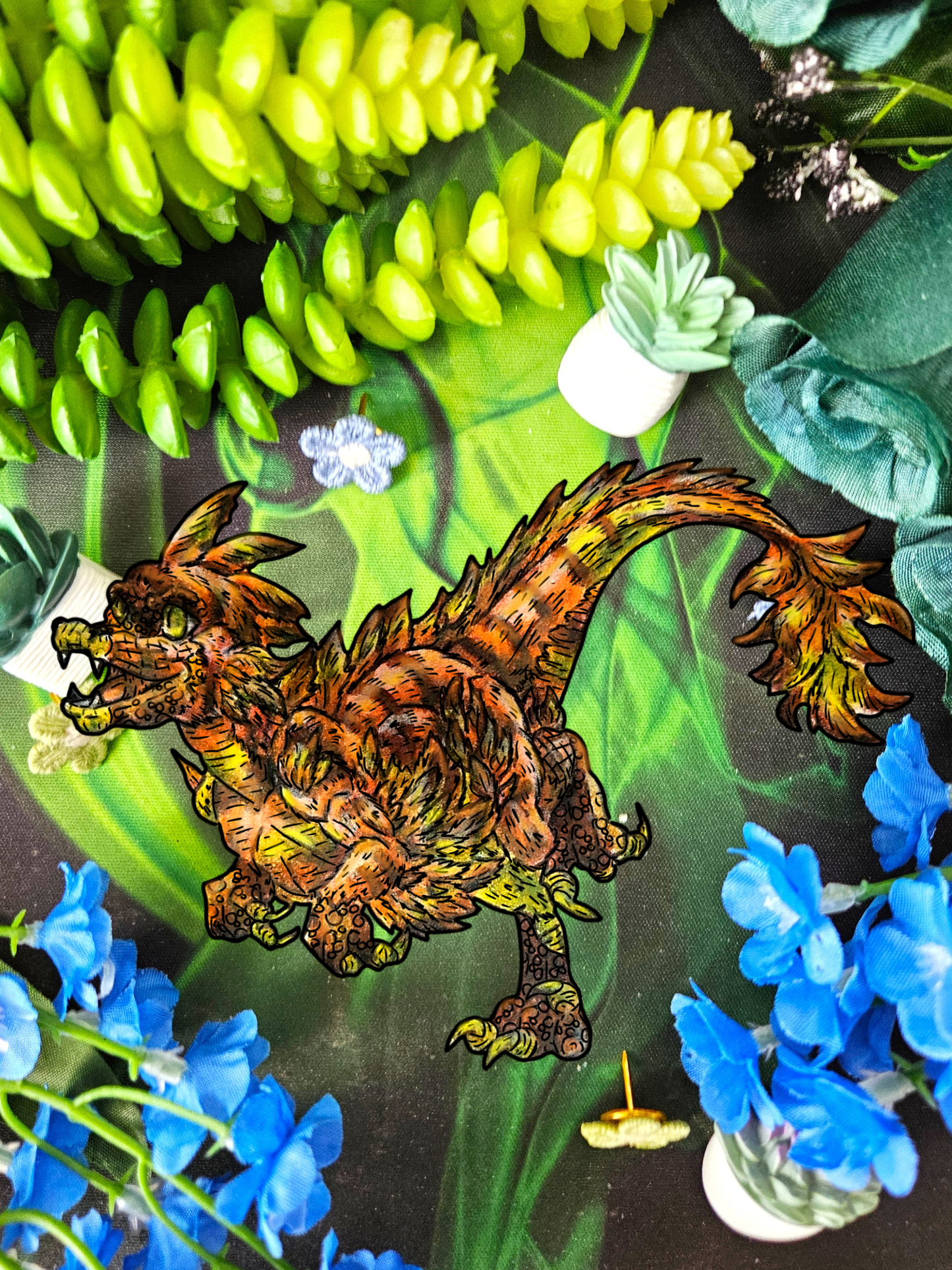 Caena the Raptor Body Sticker