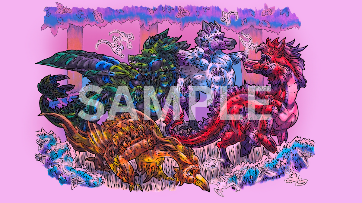12 Myth Print Pack DIGITAL DOWNLOAD Colored Version