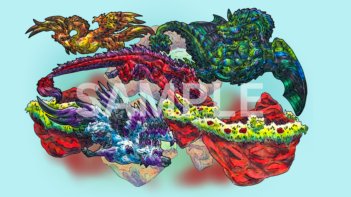 12 Myth Print Pack DIGITAL DOWNLOAD Colored Version