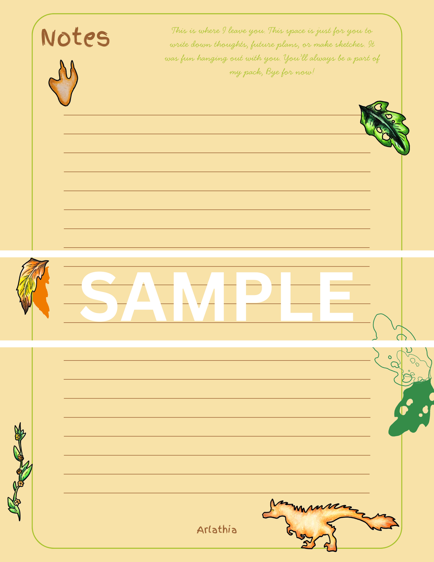 DIGITAL DOWNLOAD Caena Monthly Planner